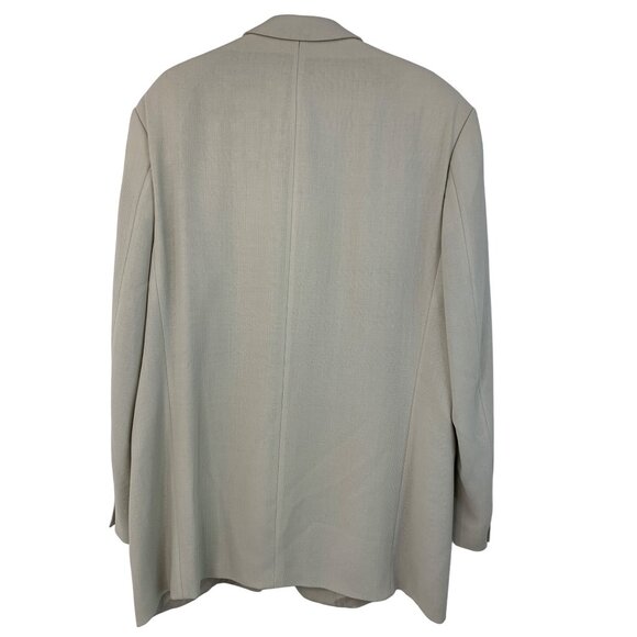 VTG Hugo Boss Saks Size 46L Wool 3-Button Single Breast Sport Coat USA 7533 Men - Picture 8 of 14